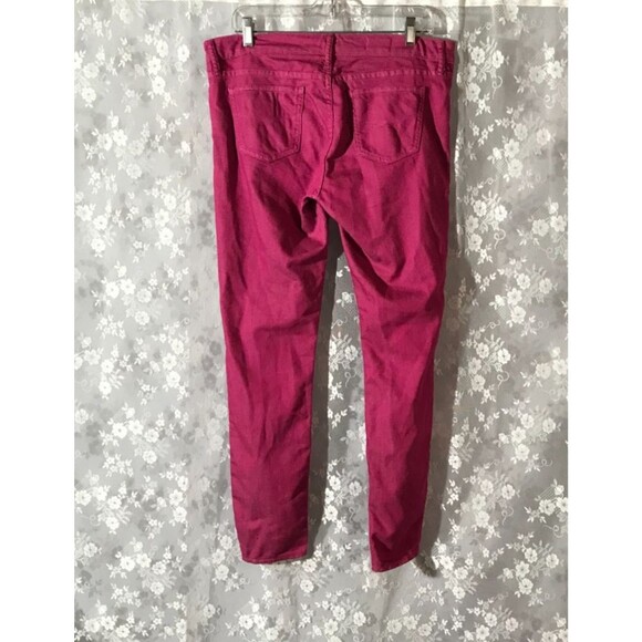 Gap 1969 Always Skinny Pink Jeans Size 10R/30 Twee Zoey Deschanel - Picture 2 of 4